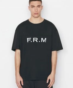 Frame-denim American Football Jersey -- Noir