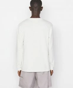 Promo ⌛ Frame-denim FRAME Logo Long Sleeve Tee -- Milk ⭐ 9 Frame-denim FRAME Logo Long Sleeve Tee -- Milk