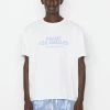 Frame-denim Men FRAME Logo Short Sleeve Tee -- Blanc