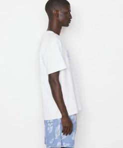 Frame-denim Men FRAME Logo Short Sleeve Tee -- Blanc