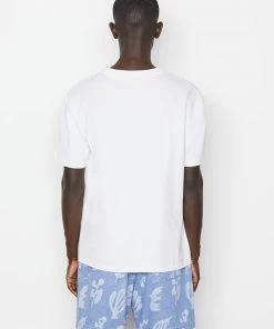 Frame-denim Men FRAME Logo Short Sleeve Tee -- Blanc