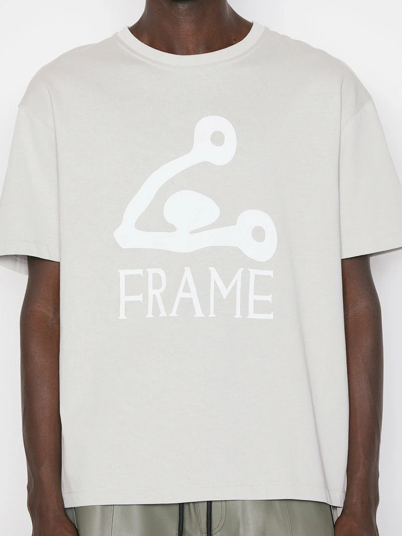 New โญ Frame-denim Abstract Print Short Sleeve Tee -- Grey Green Men ๐ 4 Frame-denim Abstract Print Short Sleeve Tee -- Grey Green Men