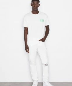 Frame-denim Frame Graphic T-Shirt -- Blanc Men