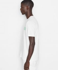 Frame-denim Frame Graphic T-Shirt -- Blanc Men