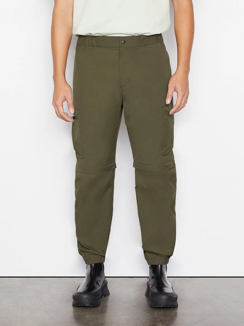 Budget π Frame-denim Convertible Tech Trouser -- Khaki Green β 1 Frame-denim Convertible Tech Trouser -- Khaki Green