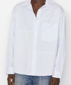 Frame-denim Summer Stripe Mixed Shirt -- Stripe Mix Men