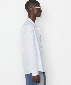 Frame-denim Summer Stripe Mixed Shirt -- Stripe Mix Men