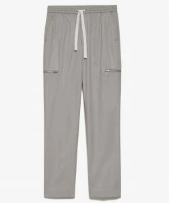 Frame-denim Men Poplin Trouser -- Light Grey