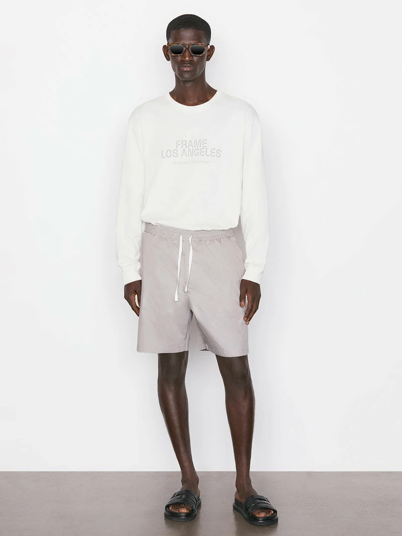 Outlet βοΈ Frame-denim Men Poplin Short -- Light Grey π 2 Frame-denim Men Poplin Short -- Light Grey