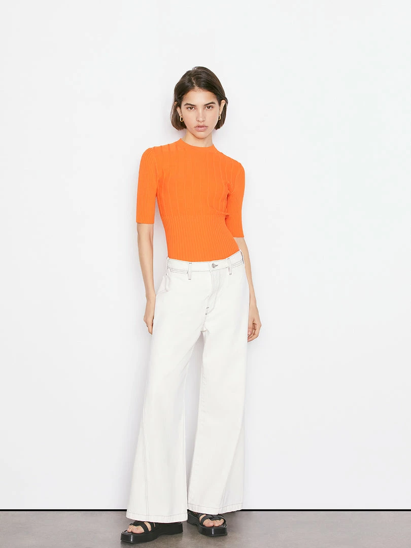 Discount โค๏ธ Frame-denim ๐ฉ Women Le Pixie Baggy Palazzo -- Chalked โค๏ธ 2 Frame-denim Women Le Pixie Baggy Palazzo -- Chalked