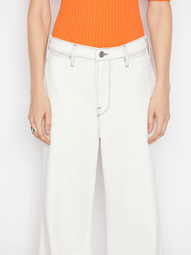 Discount โค๏ธ Frame-denim ๐ฉ Women Le Pixie Baggy Palazzo -- Chalked โค๏ธ 3 Frame-denim Women Le Pixie Baggy Palazzo -- Chalked