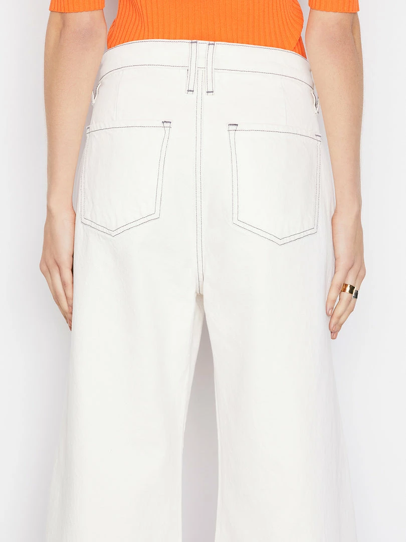 Discount โค๏ธ Frame-denim ๐ฉ Women Le Pixie Baggy Palazzo -- Chalked โค๏ธ 4 Frame-denim Women Le Pixie Baggy Palazzo -- Chalked