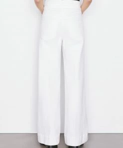 Frame-denim Le Pixie Hardy Wide Leg -- Blanc Women