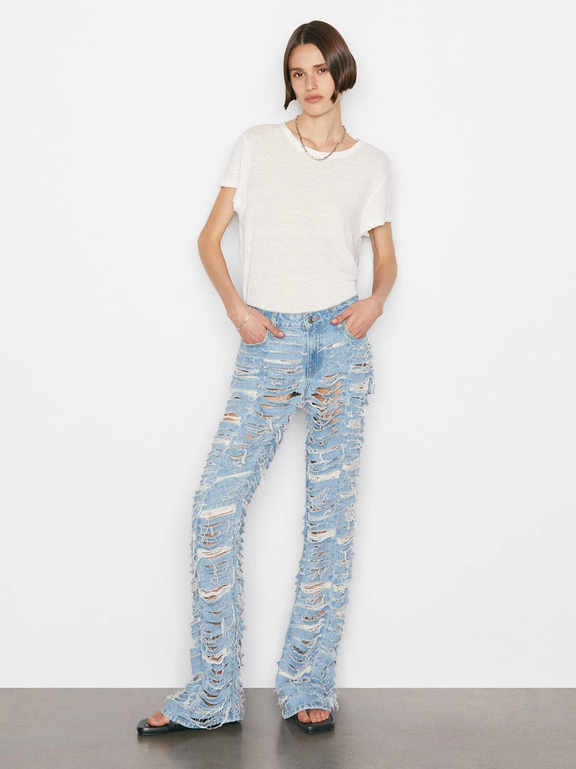 Buy 💯 Frame-denim Atelier Low Rise Flare Shred -- Anya Shred 👩 Women ❤️ 2 Frame-denim Atelier Low Rise Flare Shred -- Anya Shred Women
