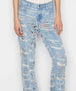 Buy 💯 Frame-denim Atelier Low Rise Flare Shred -- Anya Shred 👩 Women ❤️ 10 Frame-denim Atelier Low Rise Flare Shred -- Anya Shred Women