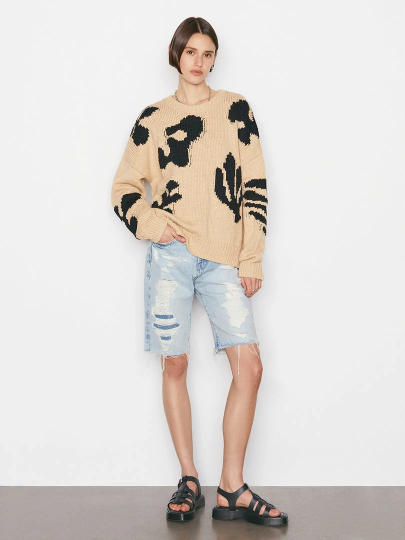 Best reviews of π Frame-denim π© Women Abstract Intarsia Sweater -- Hay Multi π 3 Frame-denim Women Abstract Intarsia Sweater -- Hay Multi