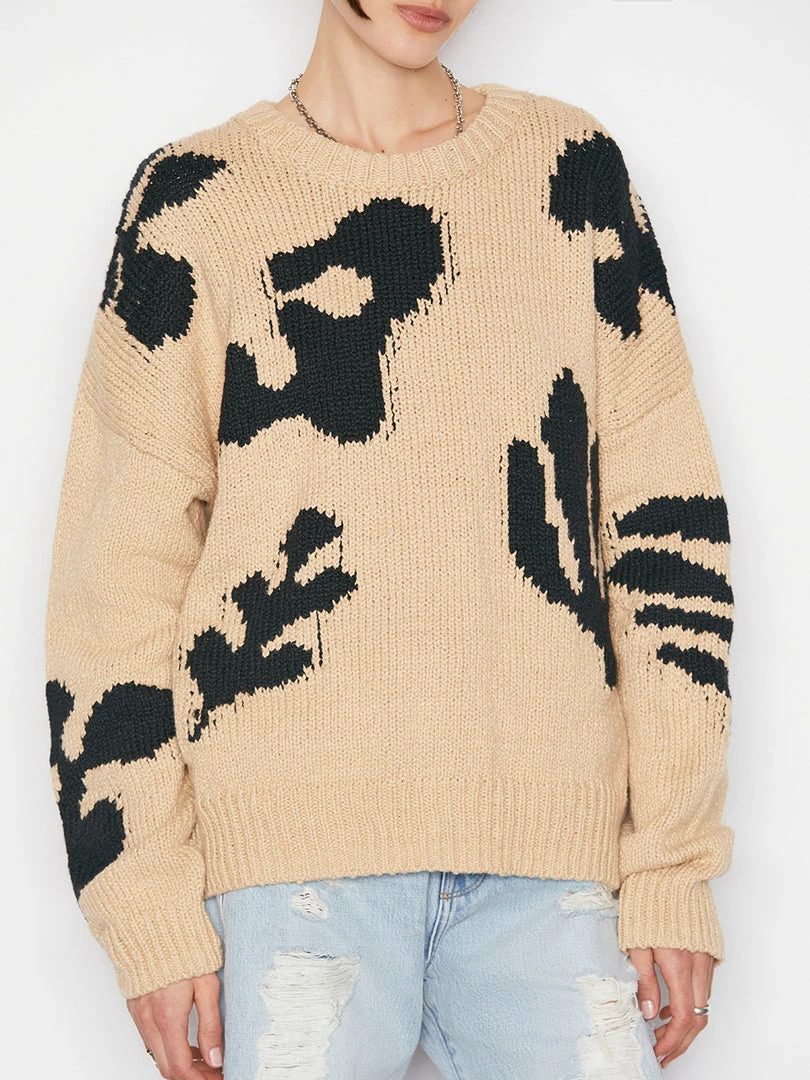 Best reviews of π Frame-denim π© Women Abstract Intarsia Sweater -- Hay Multi π 6 Frame-denim Women Abstract Intarsia Sweater -- Hay Multi