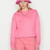 Frame-denim Oversized Crew -- Hot Pink Women