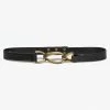 Frame-denim Triple Twist Waist Belt -- Noir