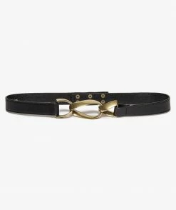 Frame-denim Triple Twist Waist Belt -- Noir