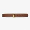 Frame-denim Women Timeless Buckle Belt -- Tobacco