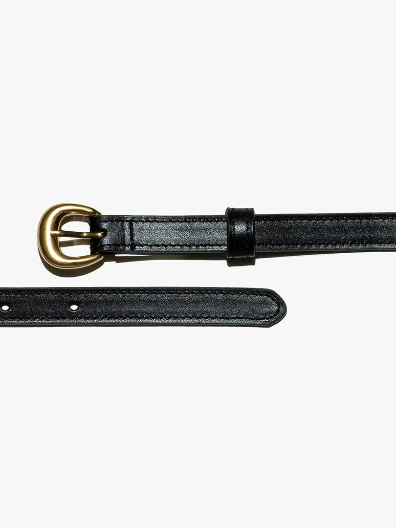 Budget β¨ Frame-denim π© Women Petit Timeless Buckle Belt -- Noir β 2 Frame-denim Women Petit Timeless Buckle Belt -- Noir