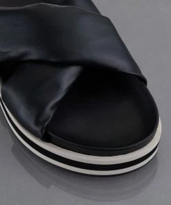 Frame-denim Women Le Playa Slide -- Noir Multi