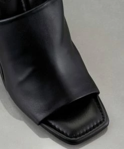 Frame-denim Le Naomi Mule -- Noir