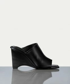 Frame-denim Le Naomi Mule -- Noir