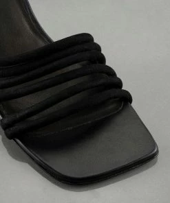 Frame-denim Le Tonga Mule -- Noir