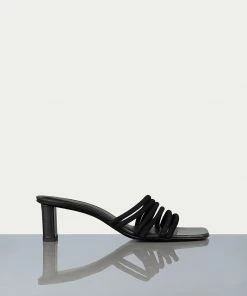 Frame-denim Le Tonga Mule -- Noir