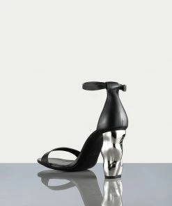 Frame-denim Le Luz Sandal -- Noir/Chrome Women