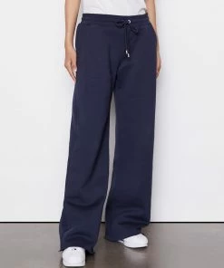 Frame-denim Wide Leg Sweatpant -- Navy Women
