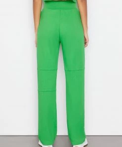 Frame-denim Mixed Sweatpant -- Grass Green