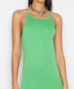 Frame-denim Women Cami Dress -- Grass Green
