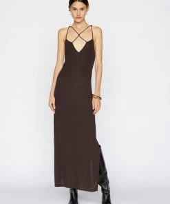 Frame-denim Delicate Knot Dress -- Americano