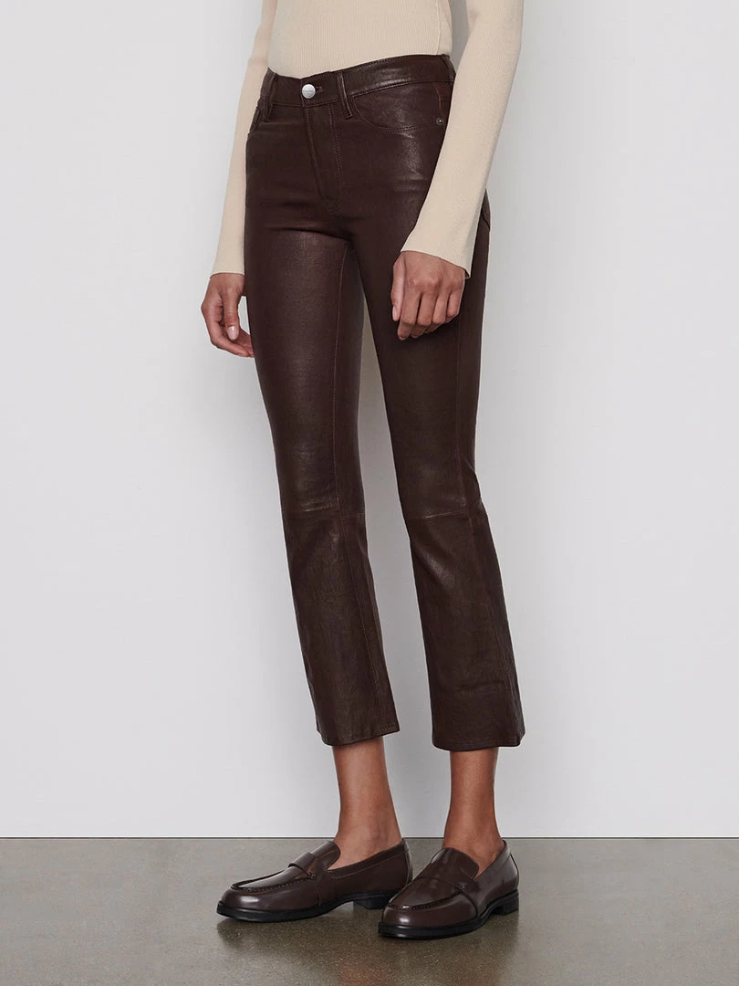 Outlet π Frame-denim Leather Le Crop Mini Boot -- Espresso π© Women π 3 Frame-denim Leather Le Crop Mini Boot -- Espresso Women