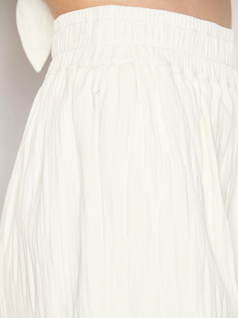 Promo π Frame-denim π© Women Pleated Leather Short -- Bone π― 4 Frame-denim Women Pleated Leather Short -- Bone