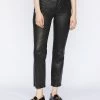 Frame-denim Le High Straight -- Noir