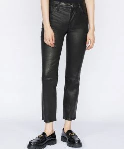 Frame-denim Le High Straight -- Noir