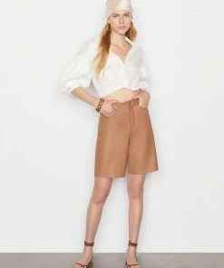 Frame-denim Women Voluminous Twist Top -- Off White