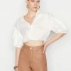 Frame-denim Women Voluminous Twist Top -- Off White