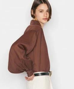 Frame-denim Kaftan Popover -- Coffee Women