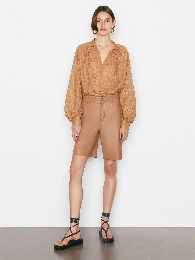 Coupon ๐งจ Frame-denim ๐ฉ Women Kaftan Popover -- Latte โ 2 Frame-denim Women Kaftan Popover -- Latte