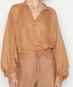 Coupon ๐งจ Frame-denim ๐ฉ Women Kaftan Popover -- Latte โ 10 Frame-denim Women Kaftan Popover -- Latte