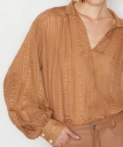 Coupon ๐งจ Frame-denim ๐ฉ Women Kaftan Popover -- Latte โ 13 Frame-denim Women Kaftan Popover -- Latte