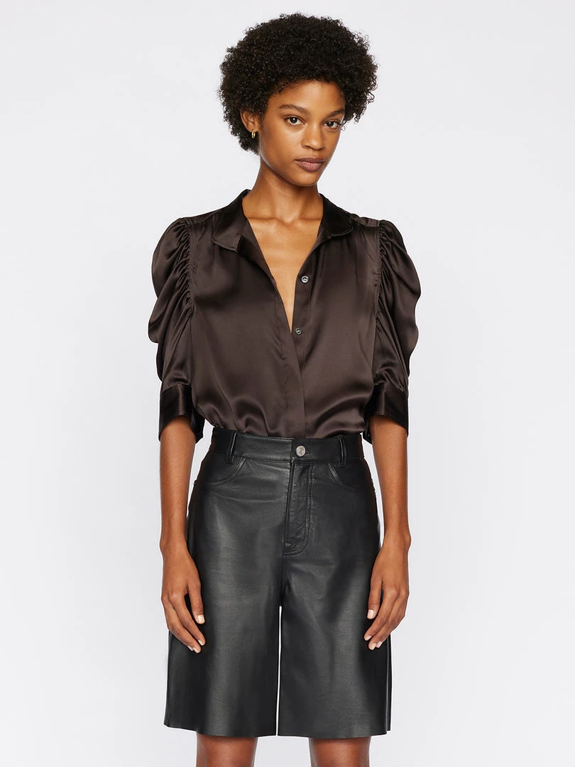 Top 10 โ๏ธ Frame-denim ๐ฉ Women Gillian Top -- Americano ๐คฉ 1 Frame-denim Women Gillian Top -- Americano