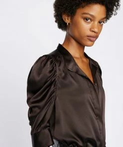 Top 10 โ๏ธ Frame-denim ๐ฉ Women Gillian Top -- Americano ๐คฉ 8 Frame-denim Women Gillian Top -- Americano