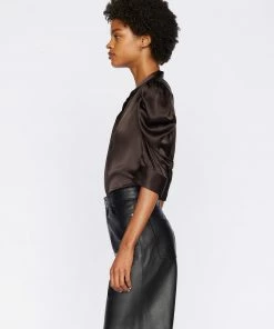 Top 10 โ๏ธ Frame-denim ๐ฉ Women Gillian Top -- Americano ๐คฉ 9 Frame-denim Women Gillian Top -- Americano