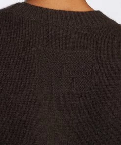 Frame-denim Clean Crewneck Sweater -- Americano Women